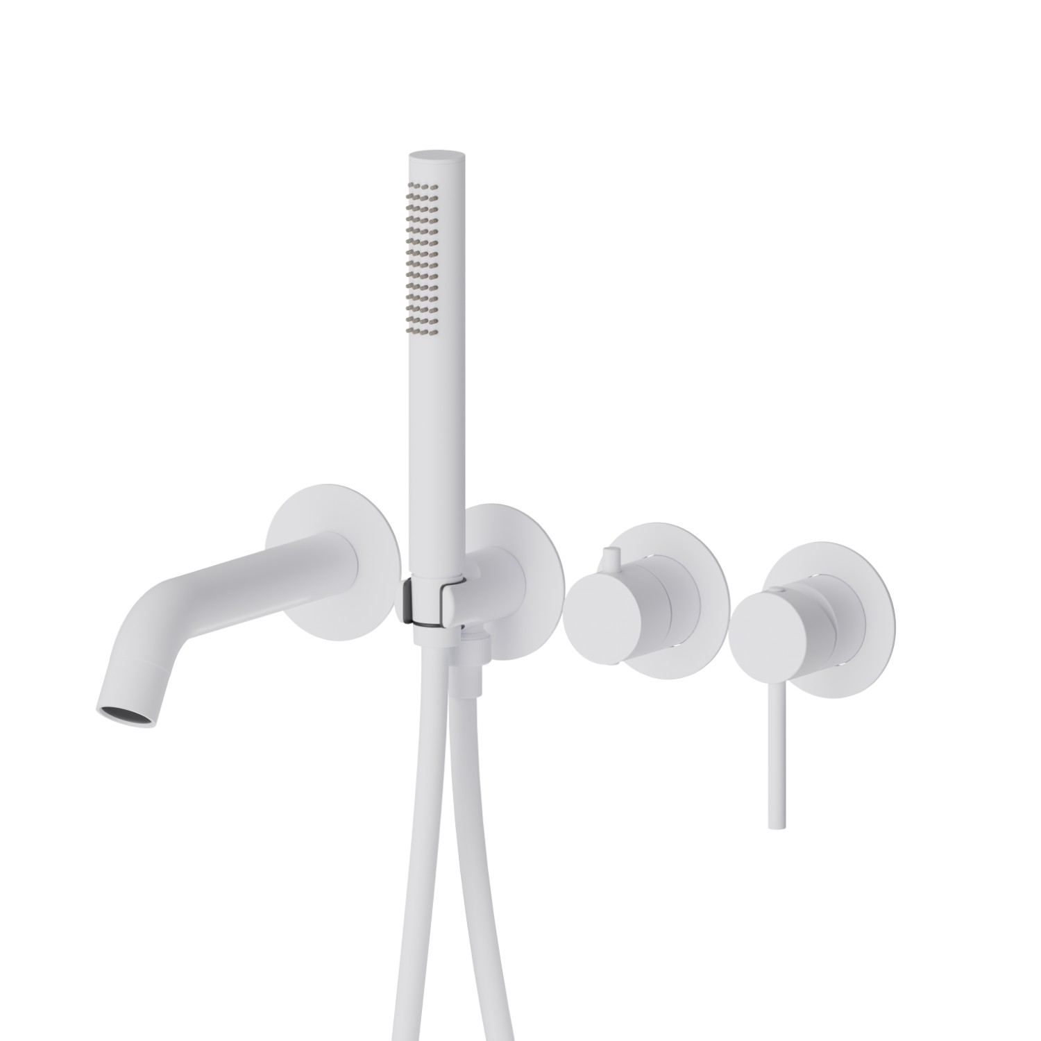 Bath group. Ø70 - finish Matt White