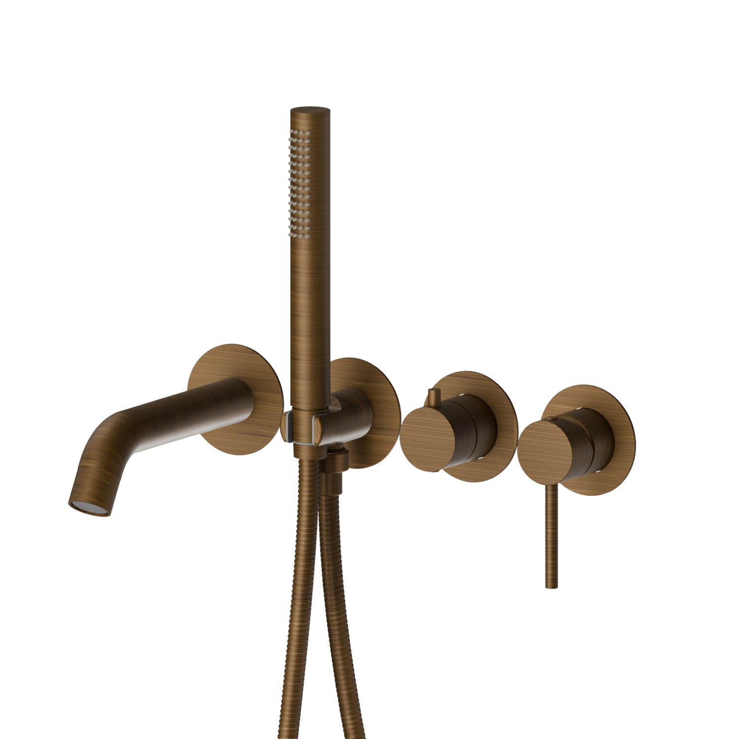 Bath group. Ø70 - finish Groove Bronze