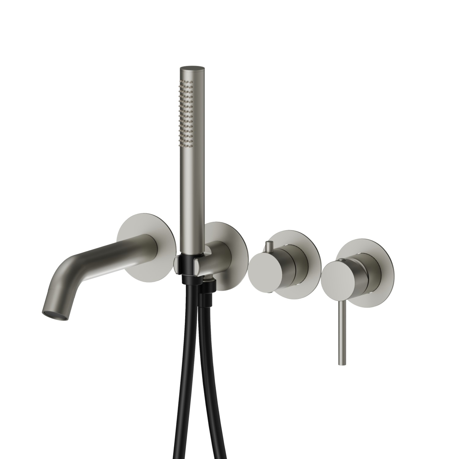 Bath group. Ø70 - finish Titanium Satin