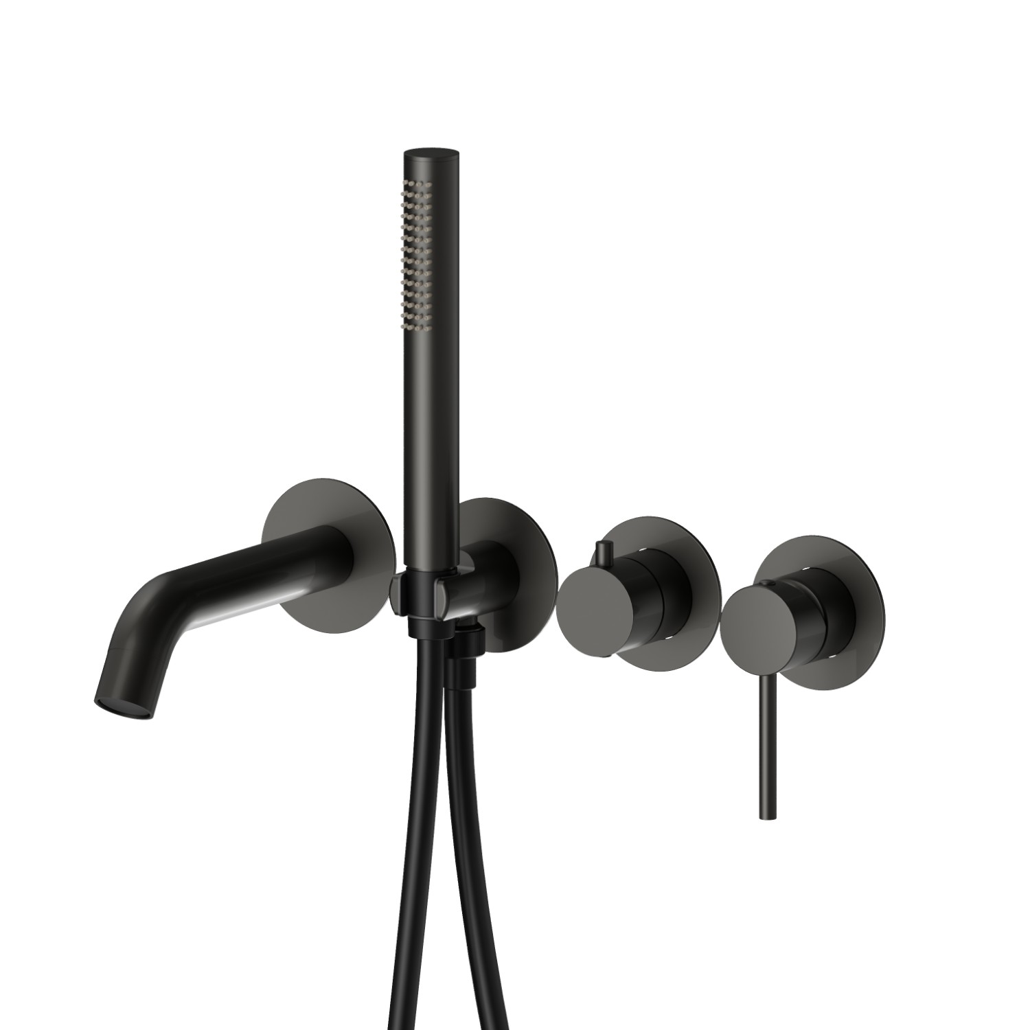 Bath group. Ø70 - finish Carbon Satin