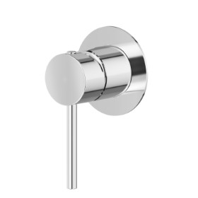 Miscelatore monocomando ad incasso ad una uscita. Ø70. Parte esterna. Ingressi ed uscite da 1/2” - finitura Cromo