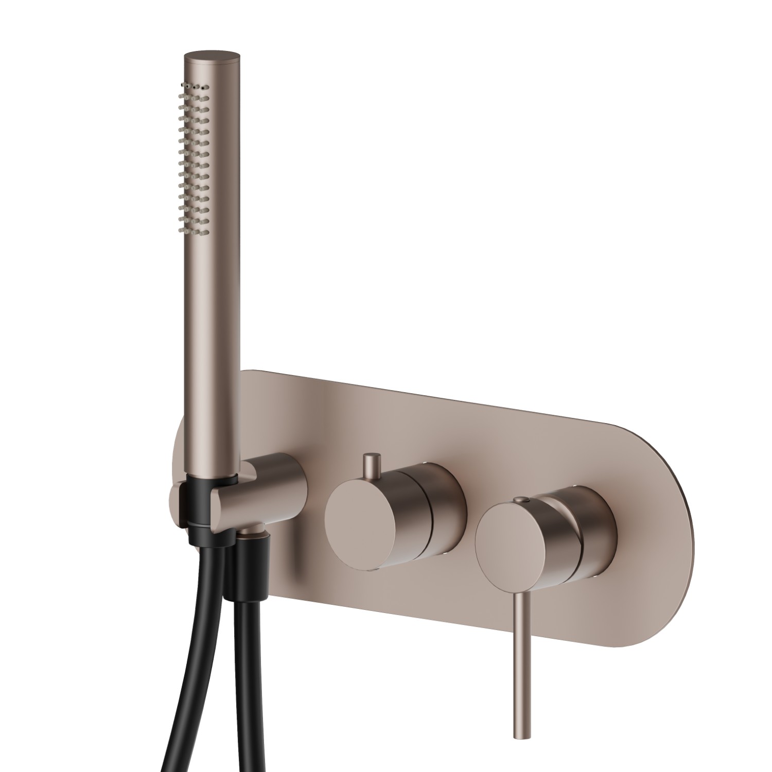 Gruppo doccia da incasso - finitura Copper Glossy