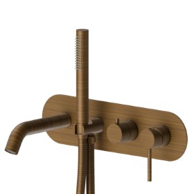 Bath group - finish Groove Bronze