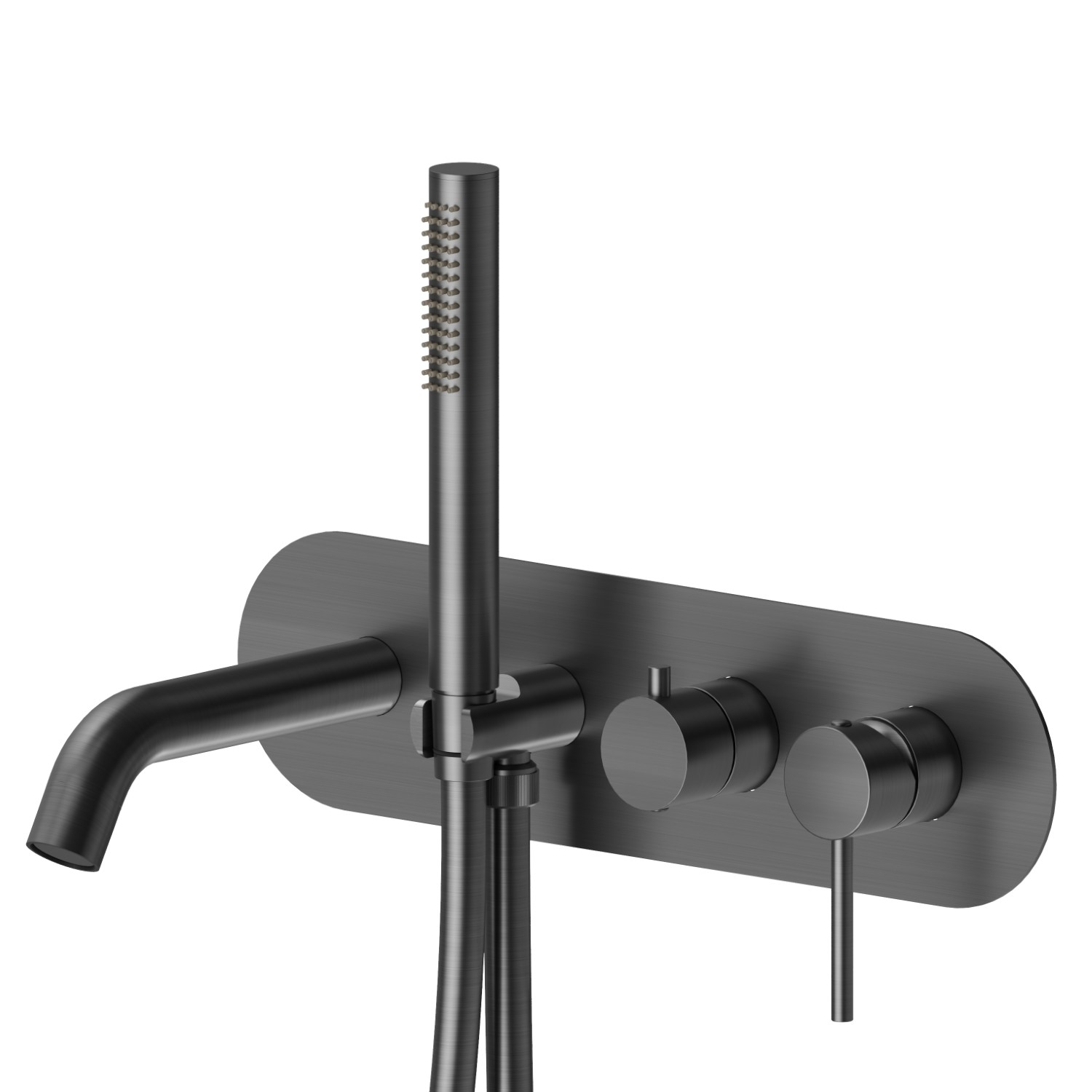 Bath group - finish PVD Brushed Gun Metal