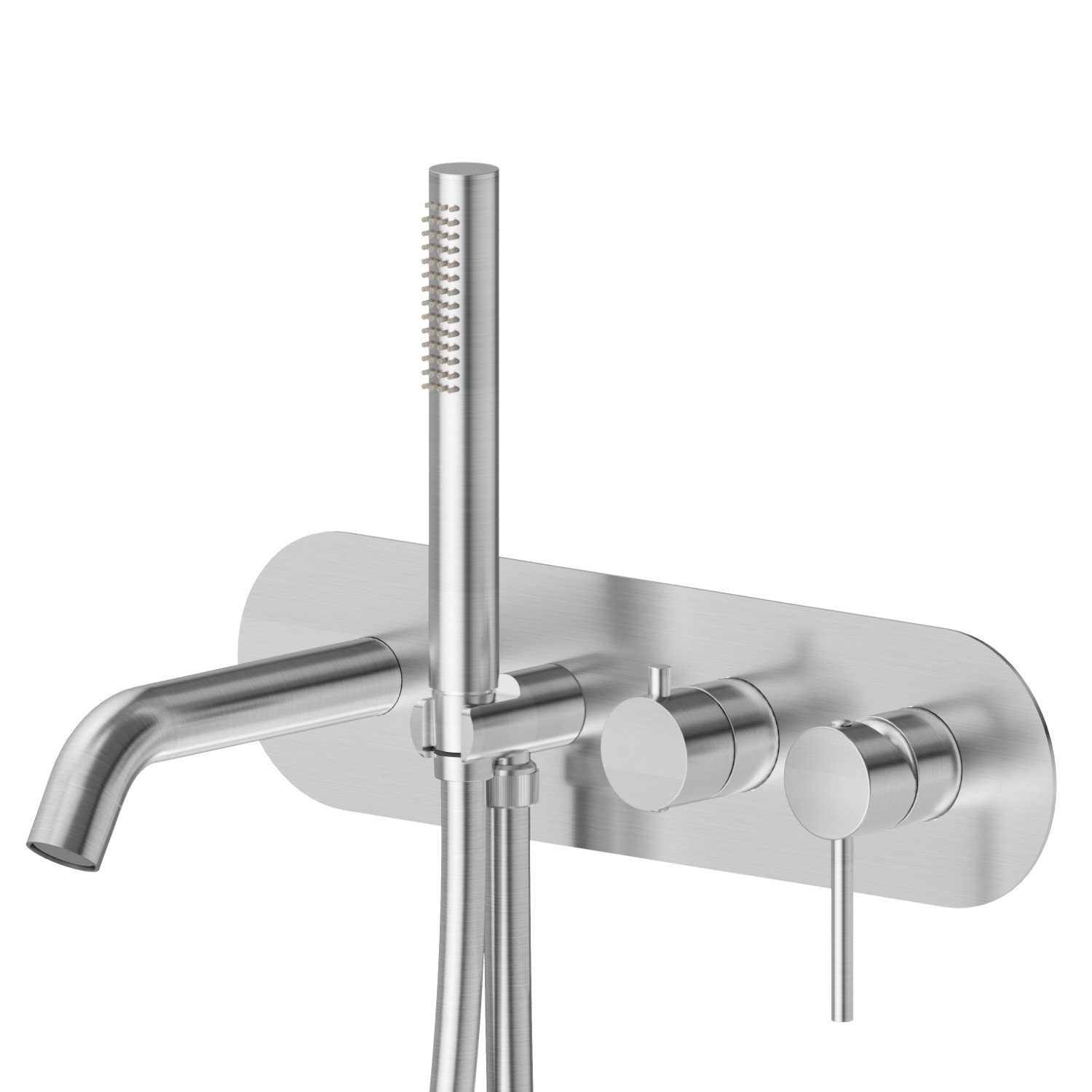 Bath group - finish PVD Brushed steel