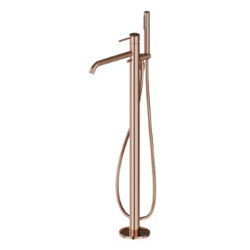Floor mounted bath group - finish PVD Copper Bronze