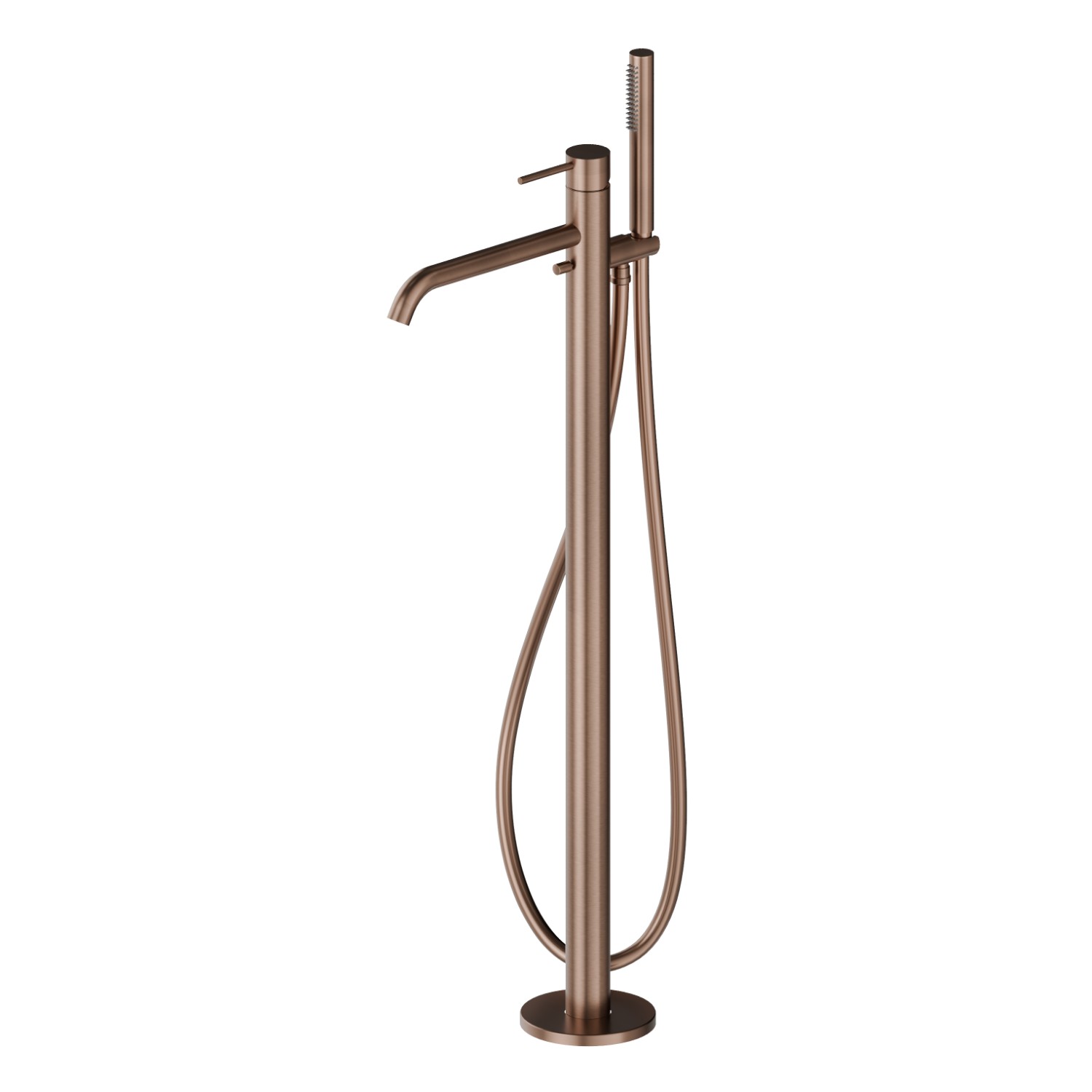 Floor mounted bath group - finish PVD Brushed Copper Bronze
