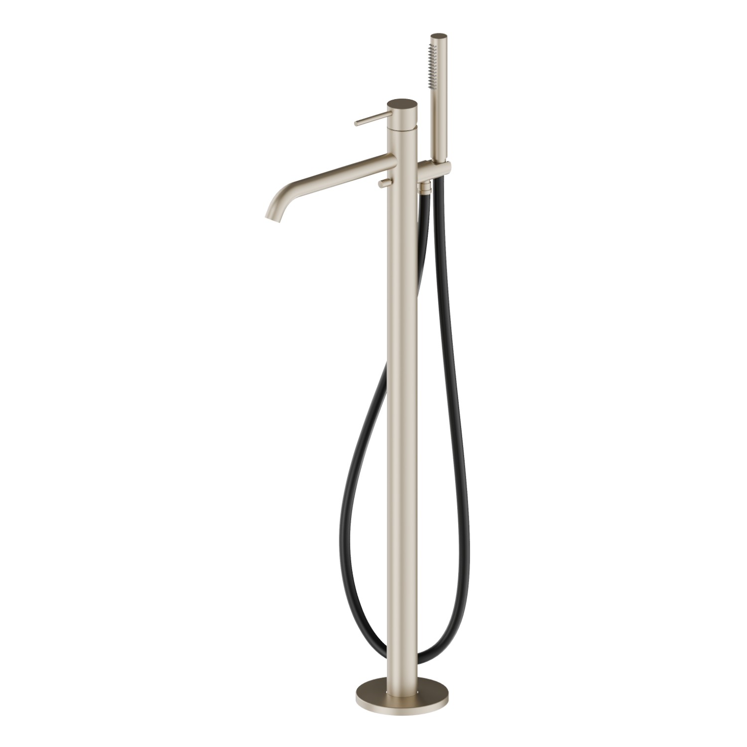 Floor mounted bath group - finish Gold Satin