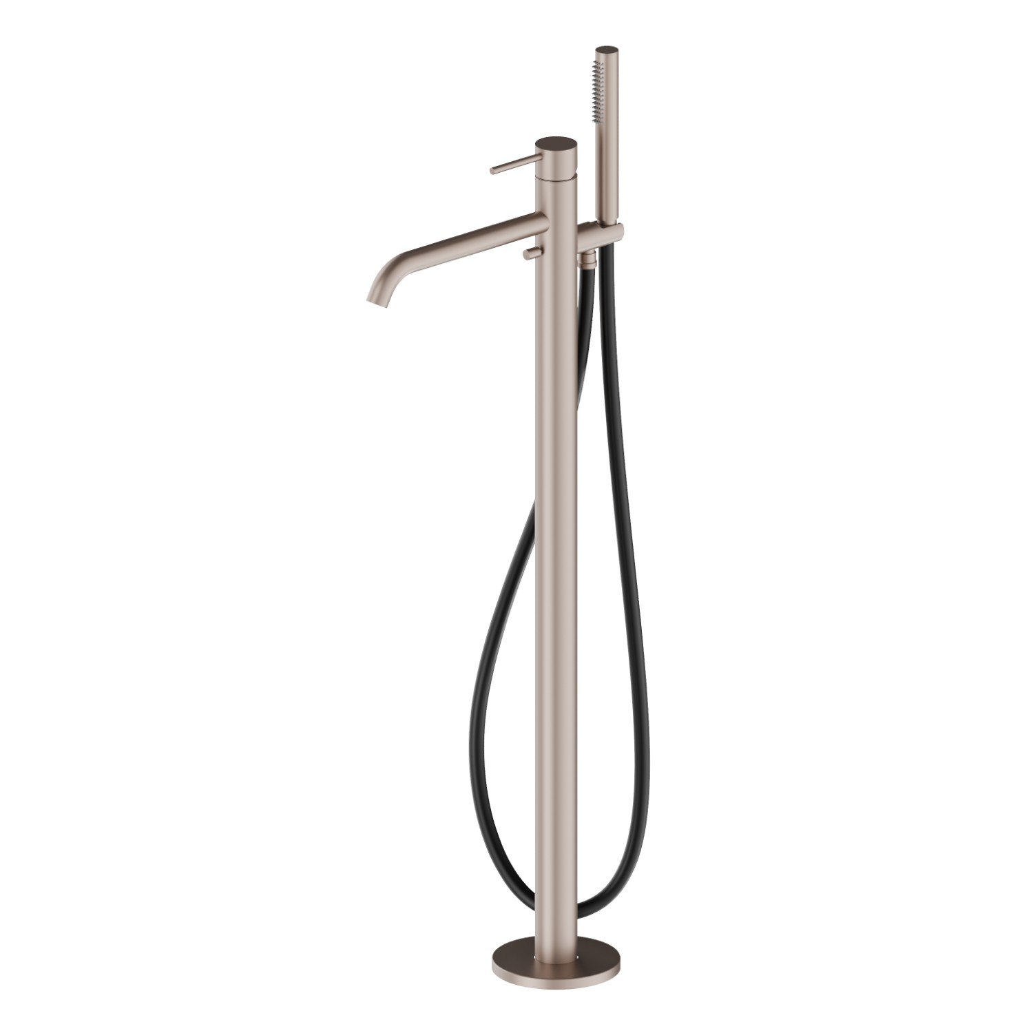 Floor mounted bath group - finish Copper Glossy