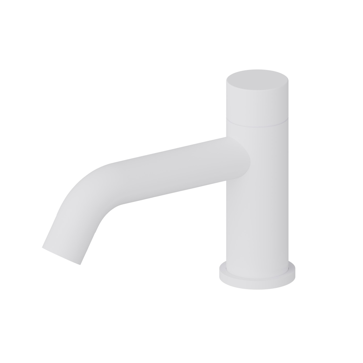 Deck-mounted spout - finish Matt White