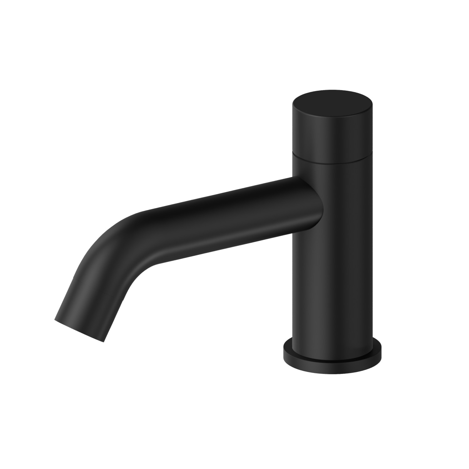 Deck-mounted spout - finish Matt Black