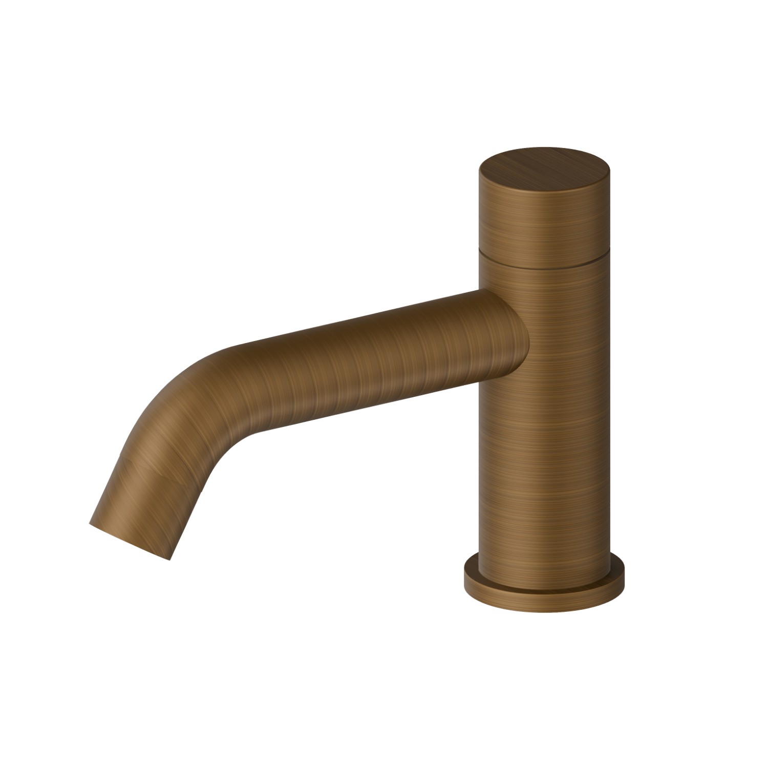 Deck-mounted spout - finish Groove Bronze
