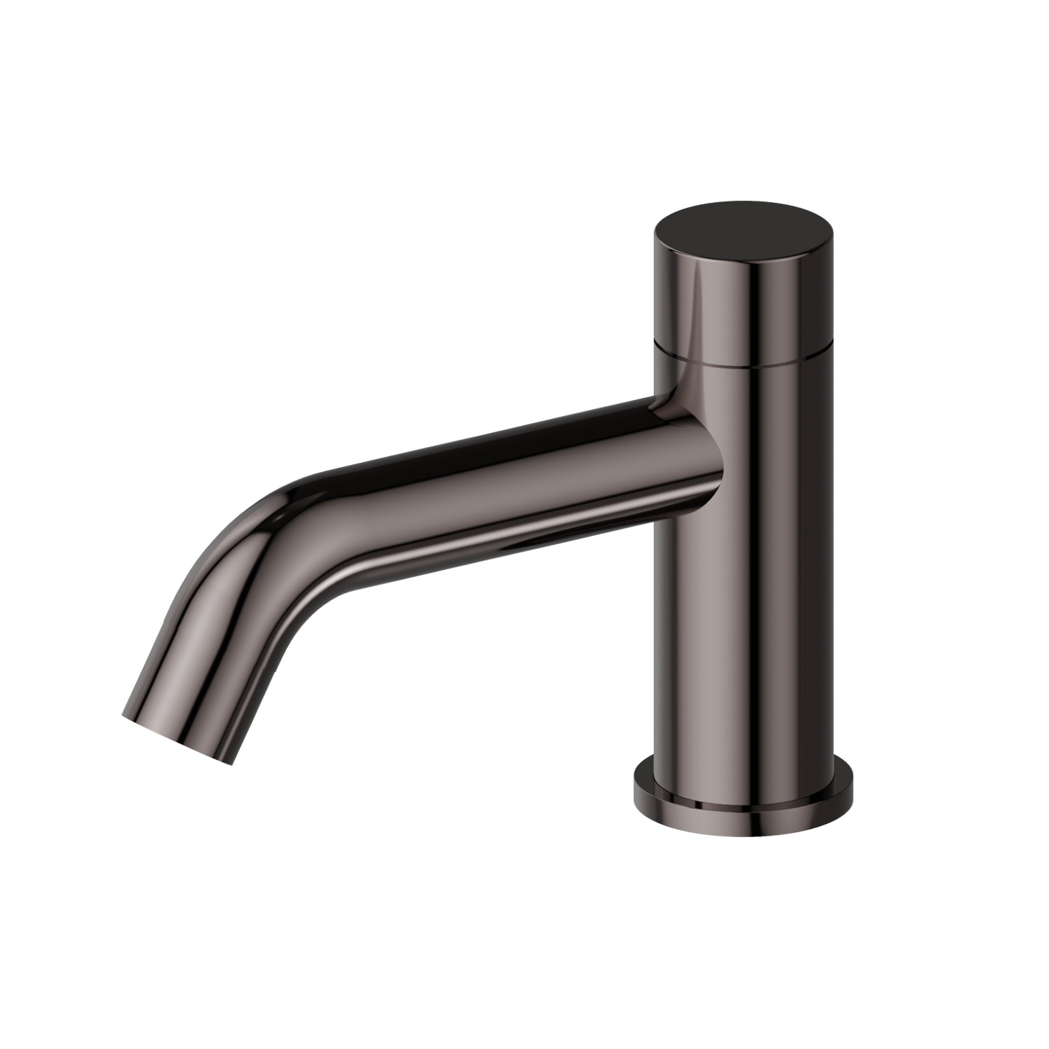 Deck-mounted spout - finish PVD Gun Metal