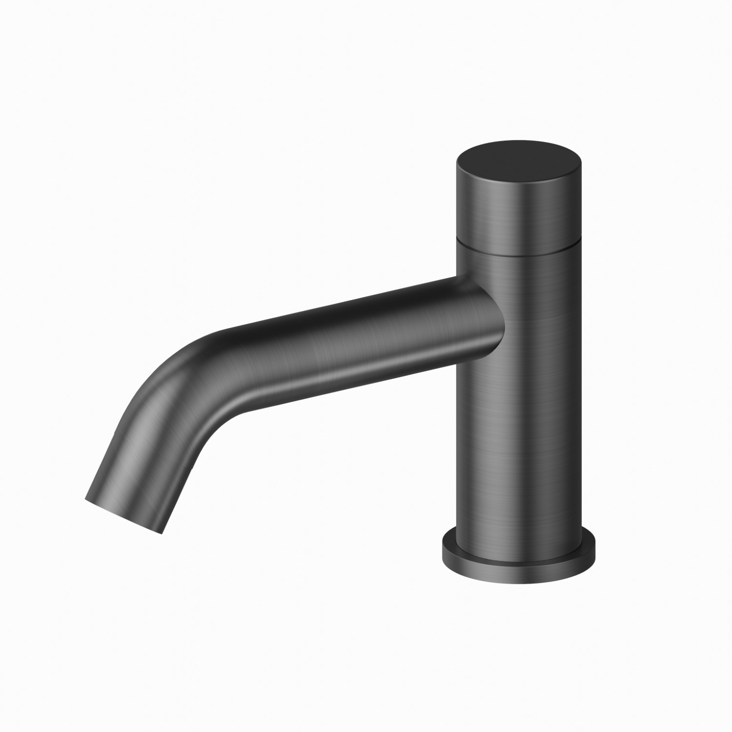 Deck-mounted spout - finish PVD Brushed Gun Metal