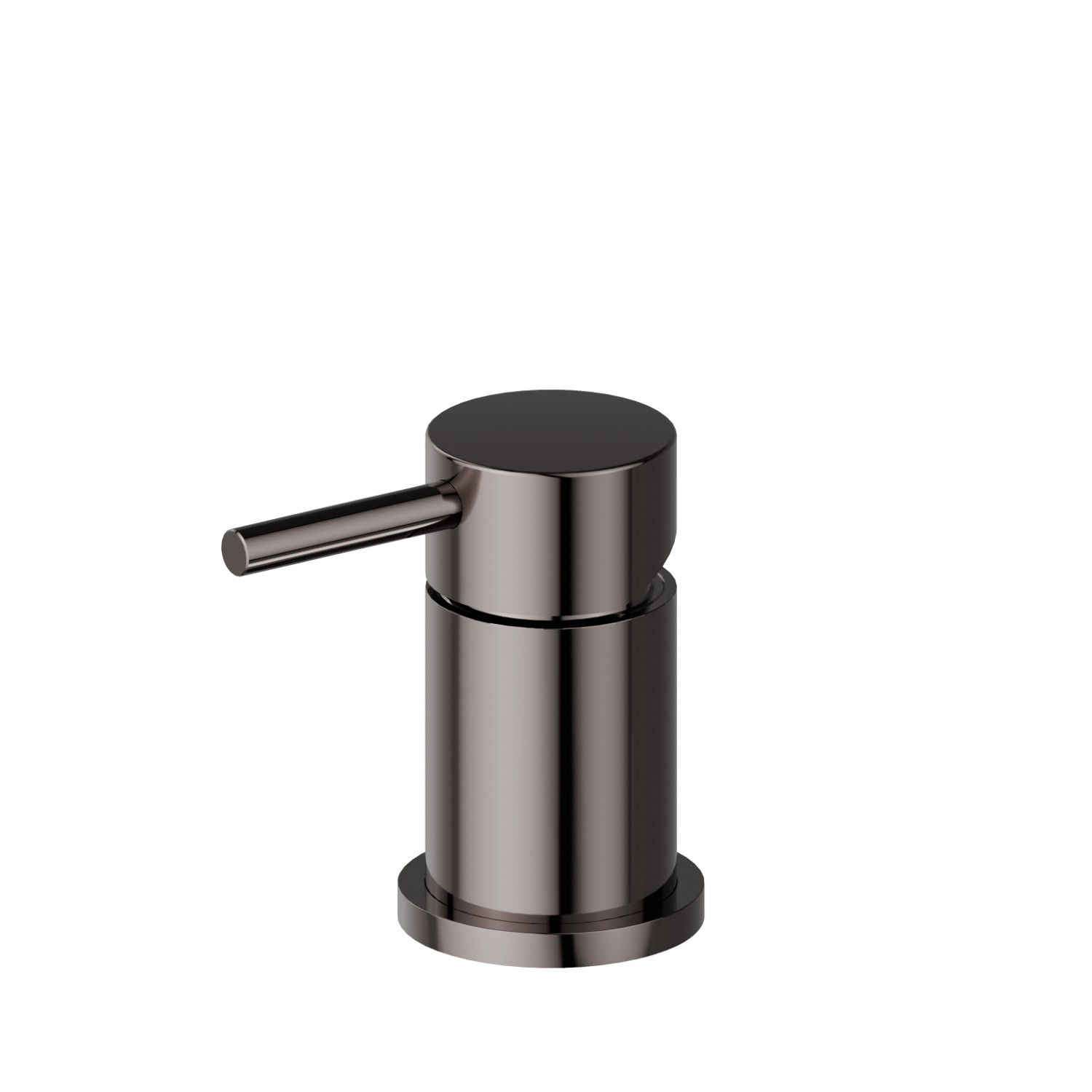 Diverter for deck-mounted set - finish PVD Gun Metal
