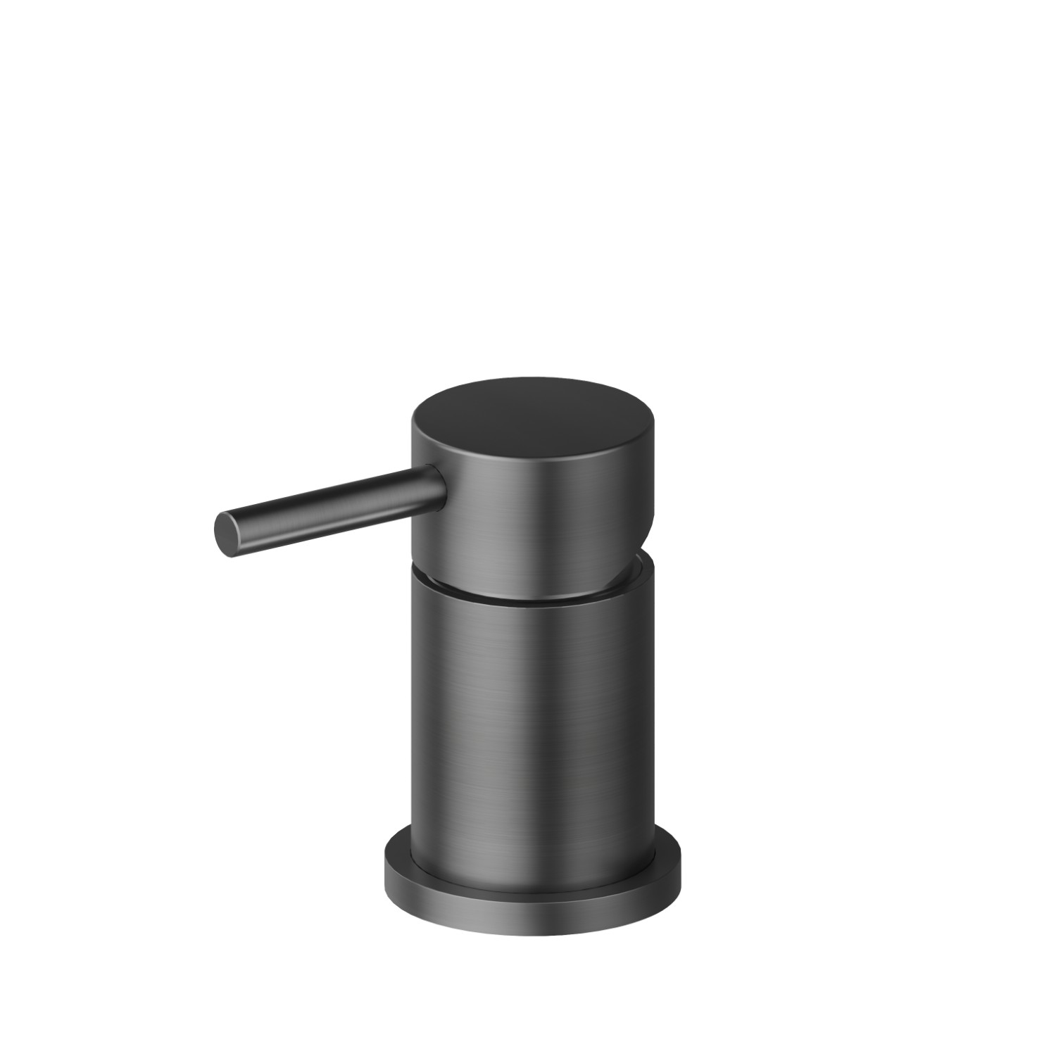 Diverter for deck-mounted set - finish PVD Brushed Gun Metal