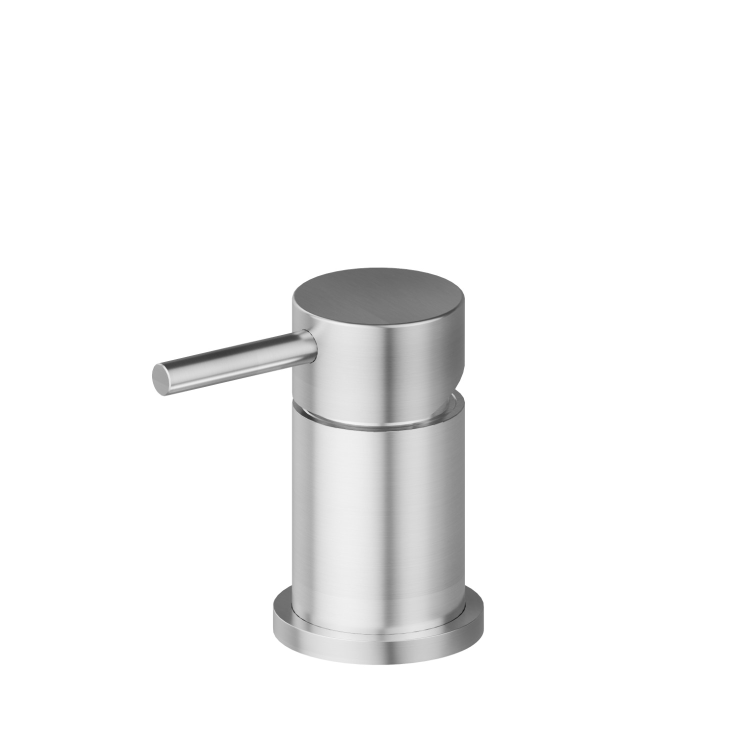 Diverter for deck-mounted set - finish PVD Brushed steel