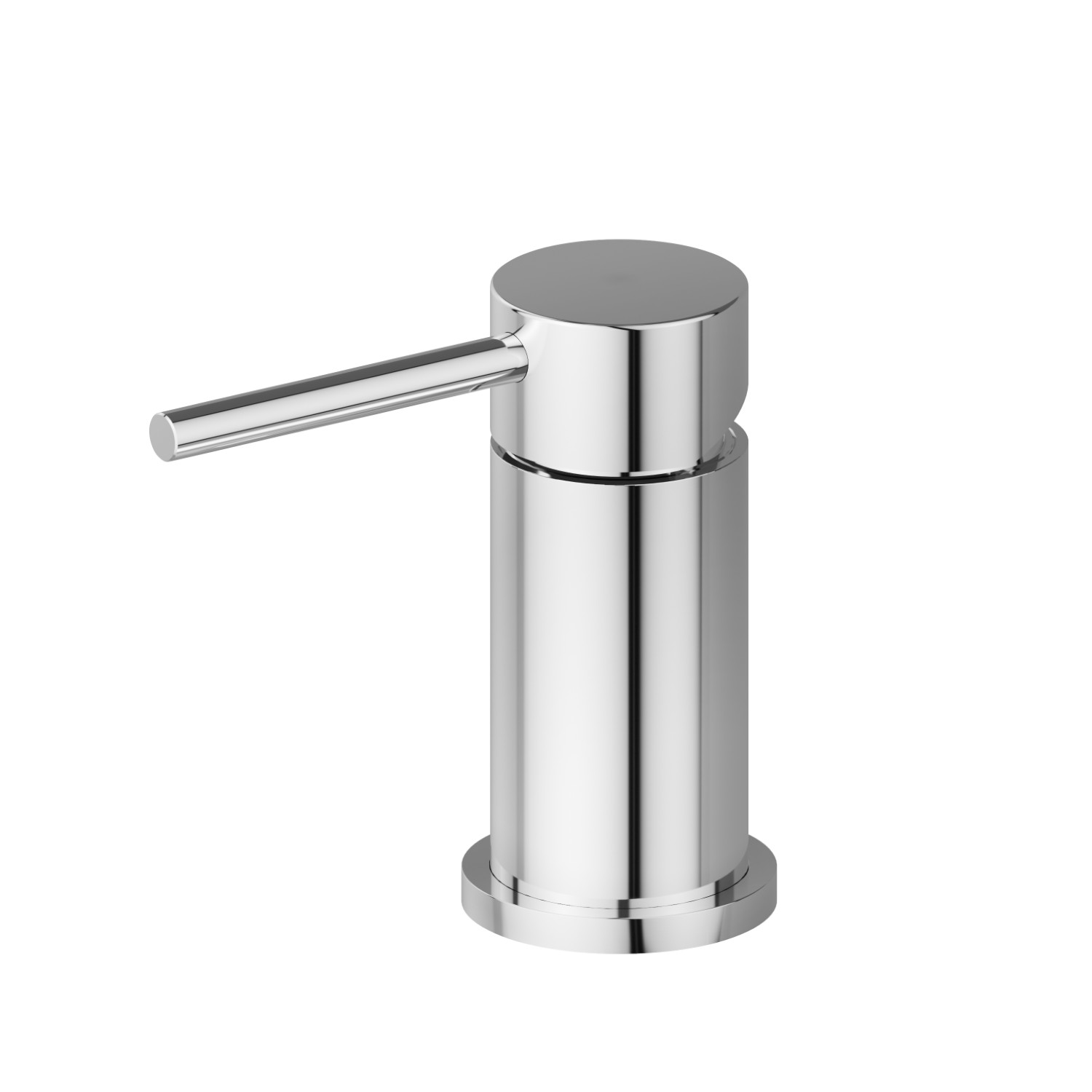 Deck-mounted mixer - finish Chrome