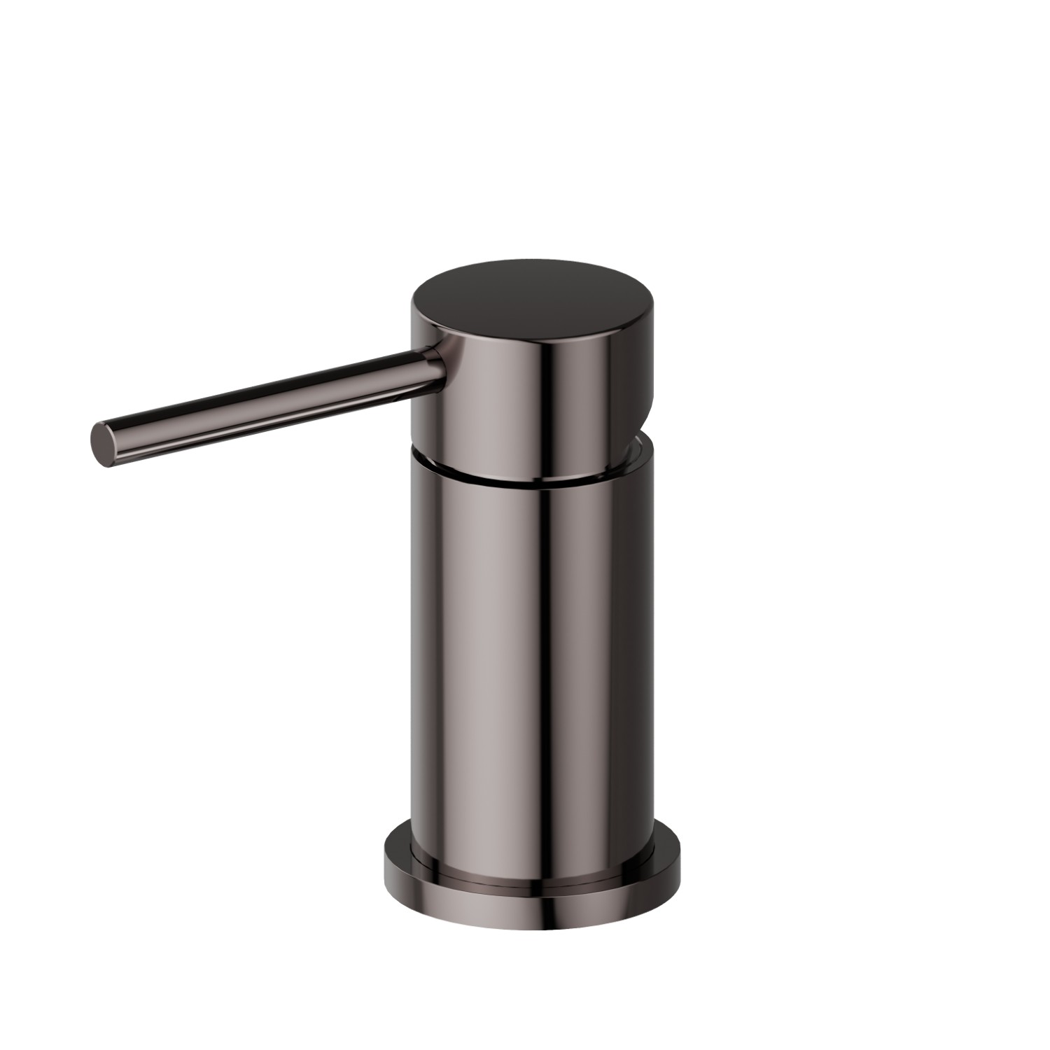 Deck-mounted mixer - finish PVD Gun Metal