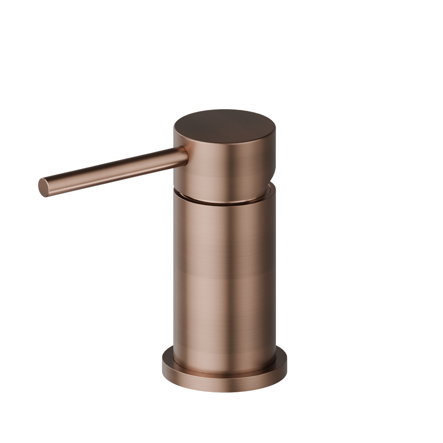 Deck-mounted mixer - finish PVD Brushed Copper Bronze