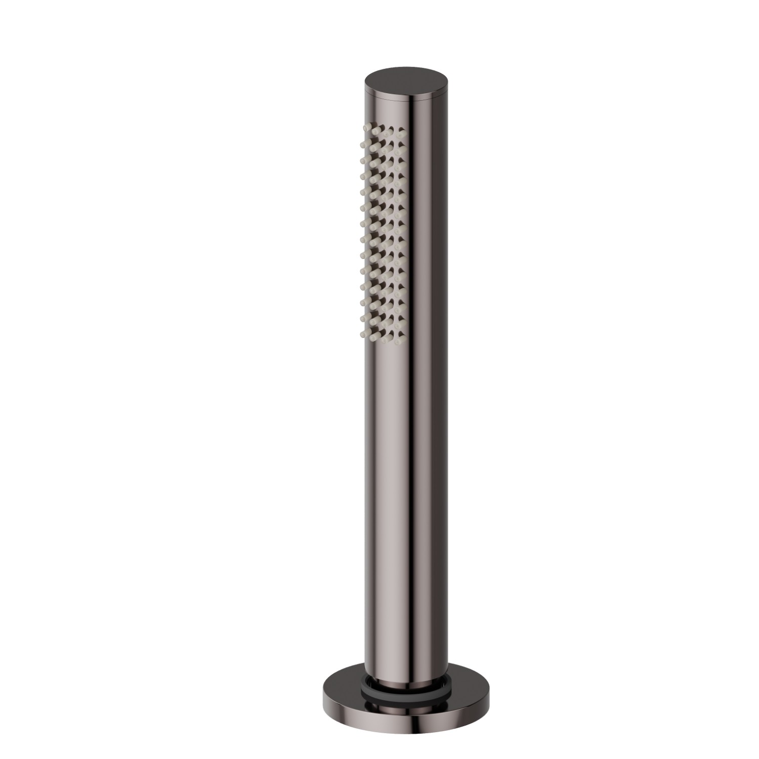 Complete hand shower set for deck-mounted set - finish PVD Gun Metal