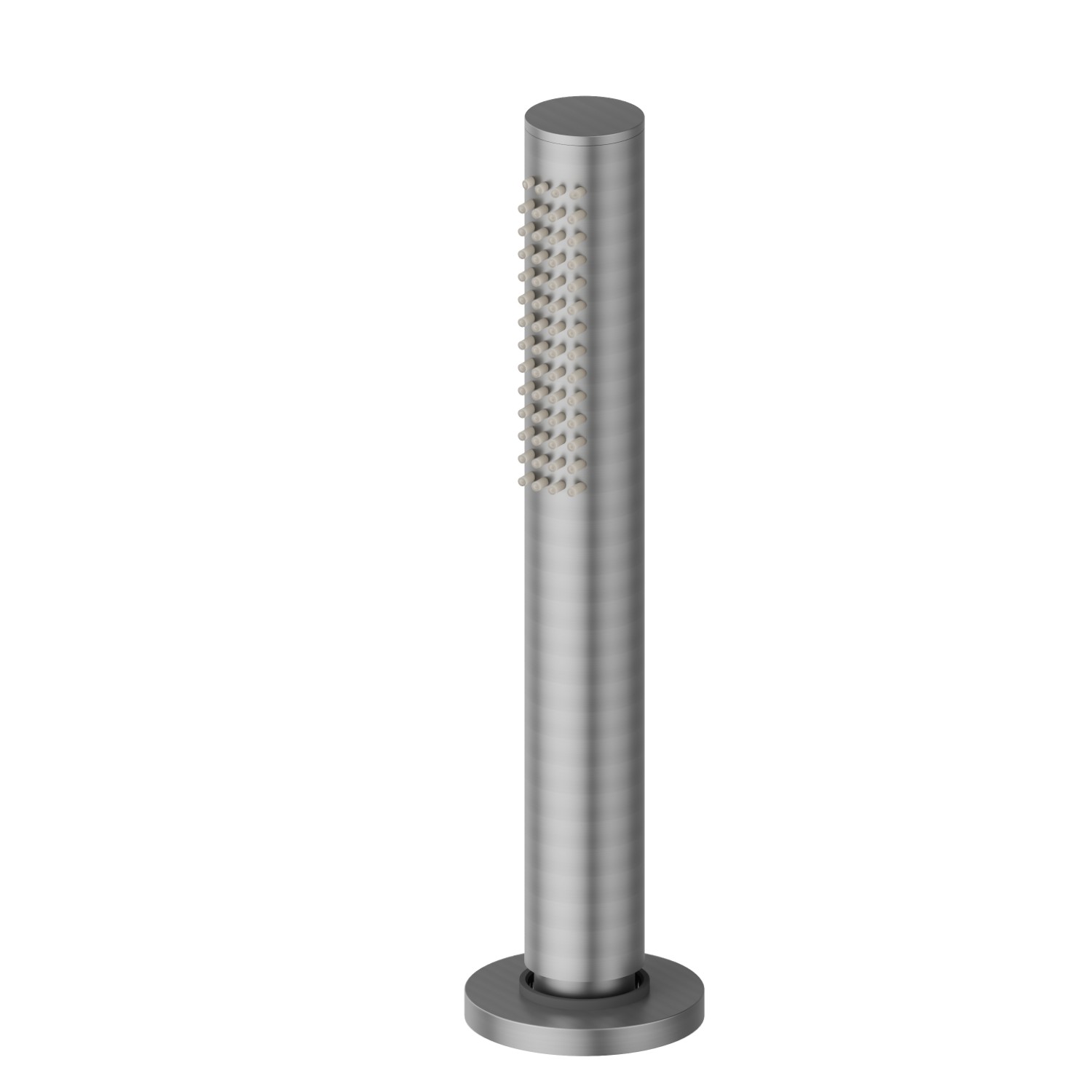 Complete hand shower set for deck-mounted set - finish PVD Brushed Gun Metal