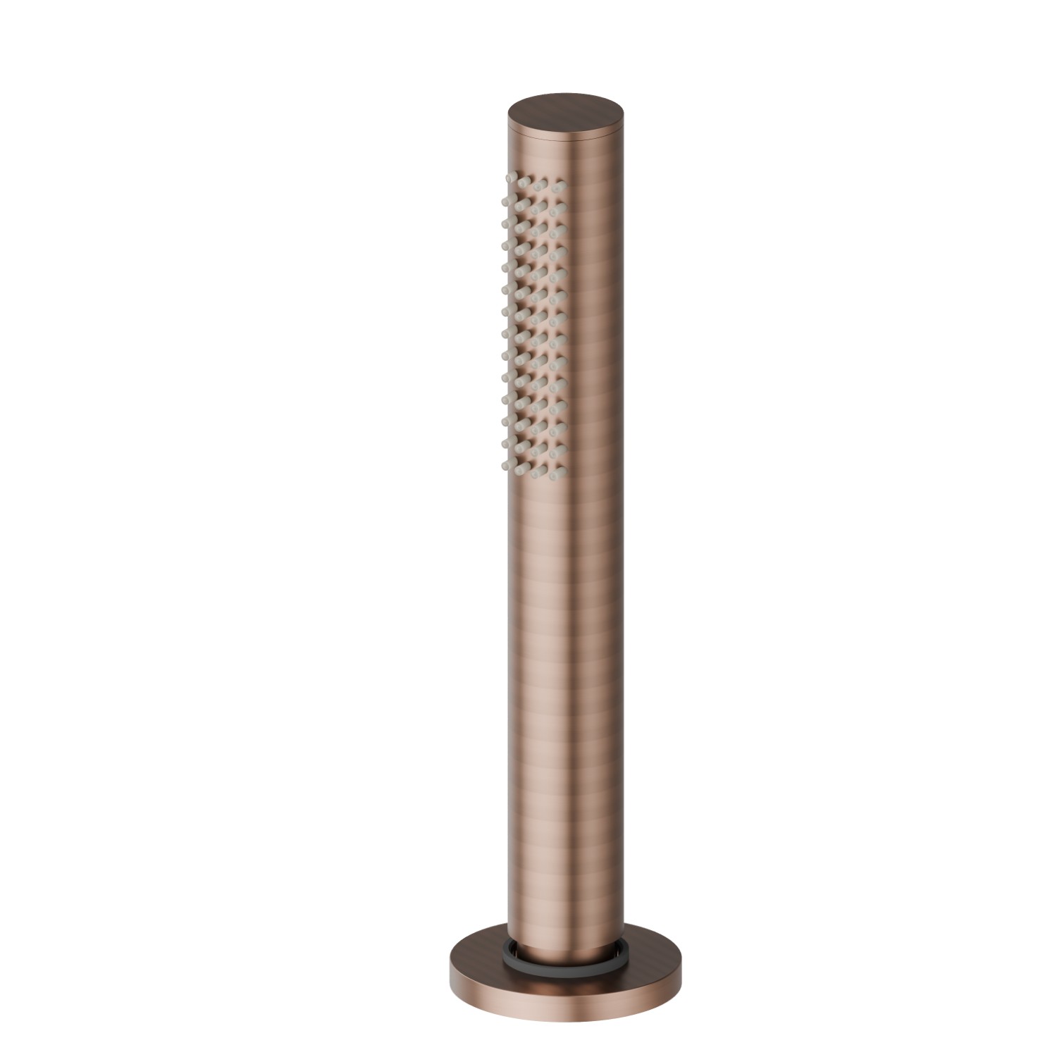 Complete hand shower set for deck-mounted set - finish PVD Brushed Copper Bronze