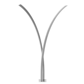 Parte esterna colonna doccia da pavimento completamente in acciaio inox  - finitura Acciaio Inox