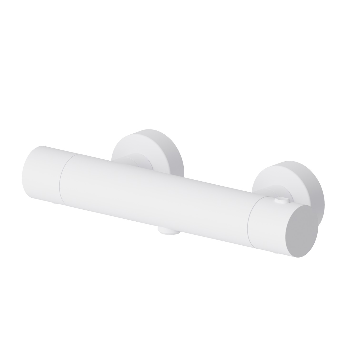 Shower external thermostatic mixer - finish Matt White