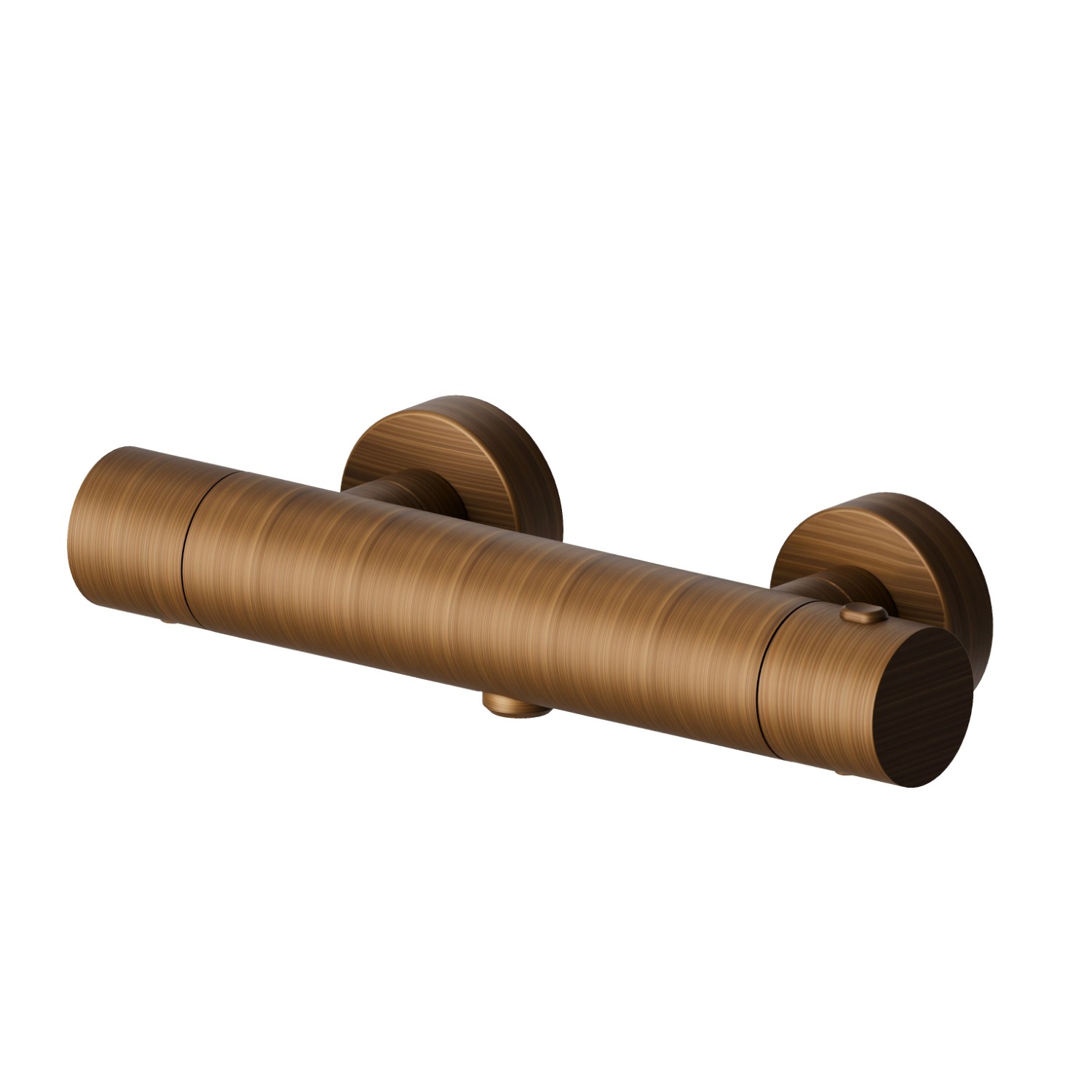 Shower external thermostatic mixer - finish Groove Bronze