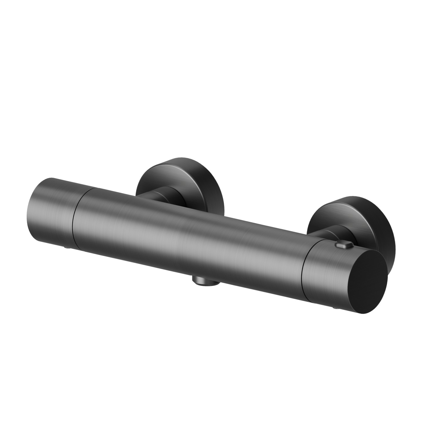 Shower external thermostatic mixer - finish PVD Brushed Gun Metal