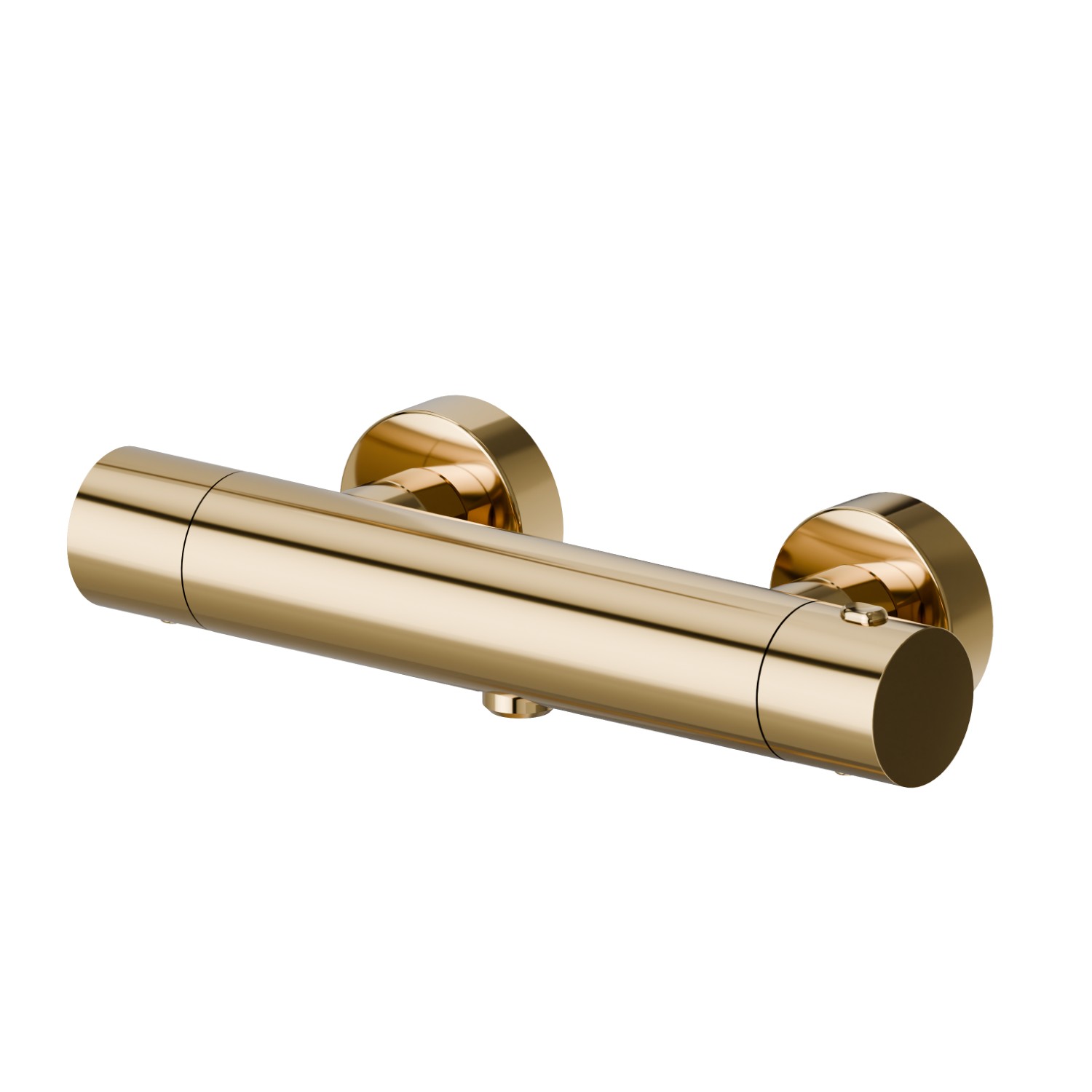Shower external thermostatic mixer - finish PVD Glossy Gold