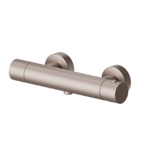 Shower external thermostatic mixer - finish Copper Glossy