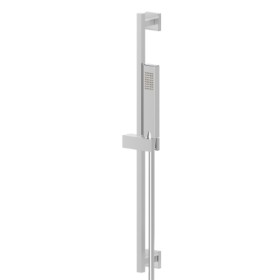 Asta saliscendi in ottone completa di doccetta in ottone e flessibile L=150 cm. - finitura Cromo