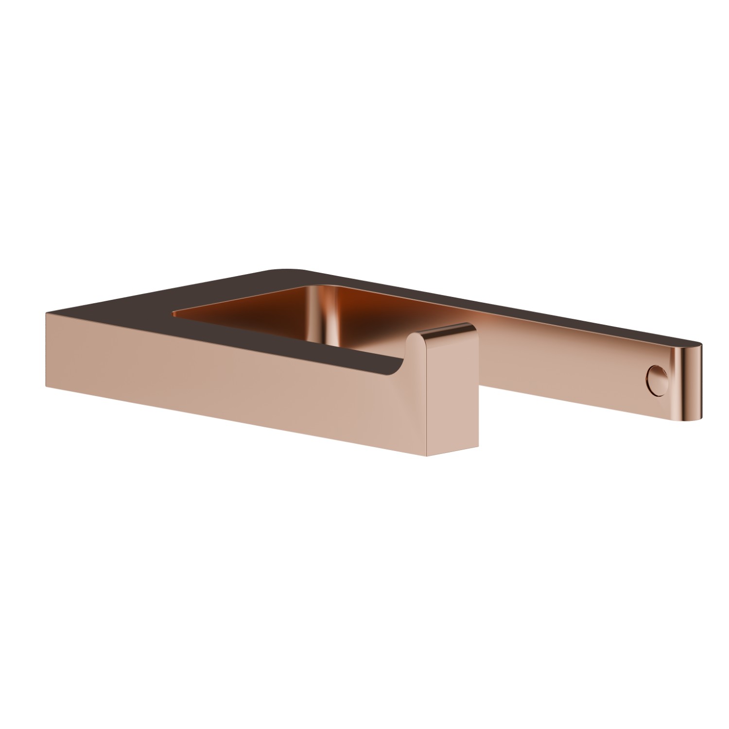 Right-side wall-mounted paper holder - finish PVD Copper Bronze