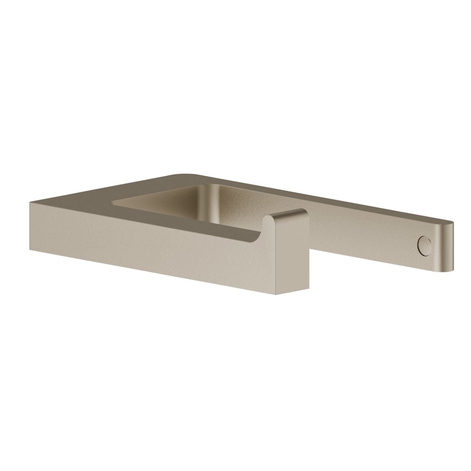 Porta rotolo a muro versione destra - finitura Gold Satin