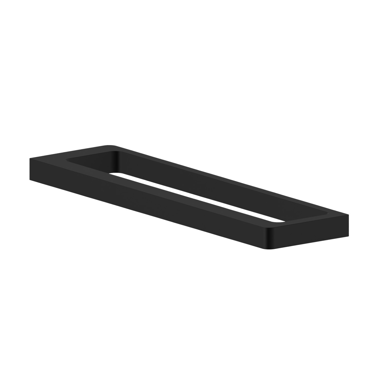 Short towel rail, 30 cm - finish Matt Black