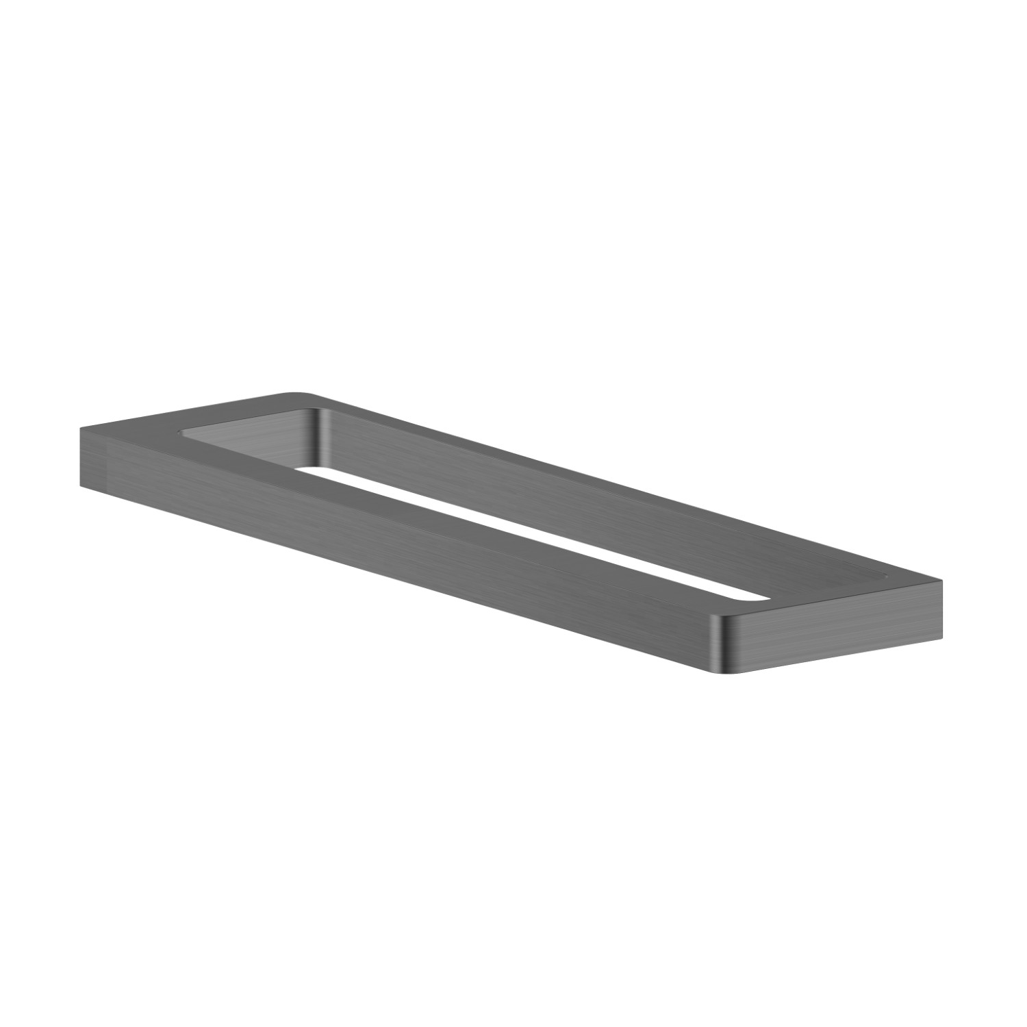 Porta salvietta corto, 30 cm - finitura PVD Brushed Gun Metal