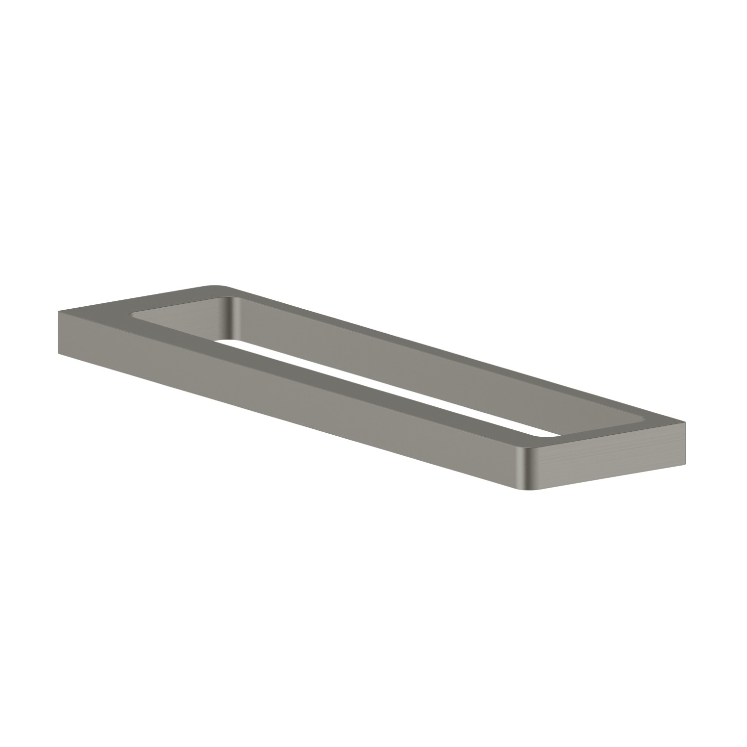 Porte-serviettes court, 30 cm - finition Titanium Satin