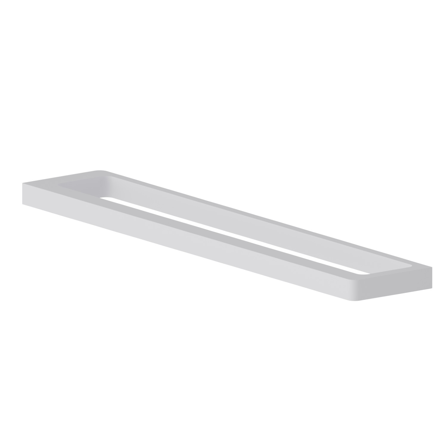 Porte-serviettes moyen, 45 cm - finition Matt White