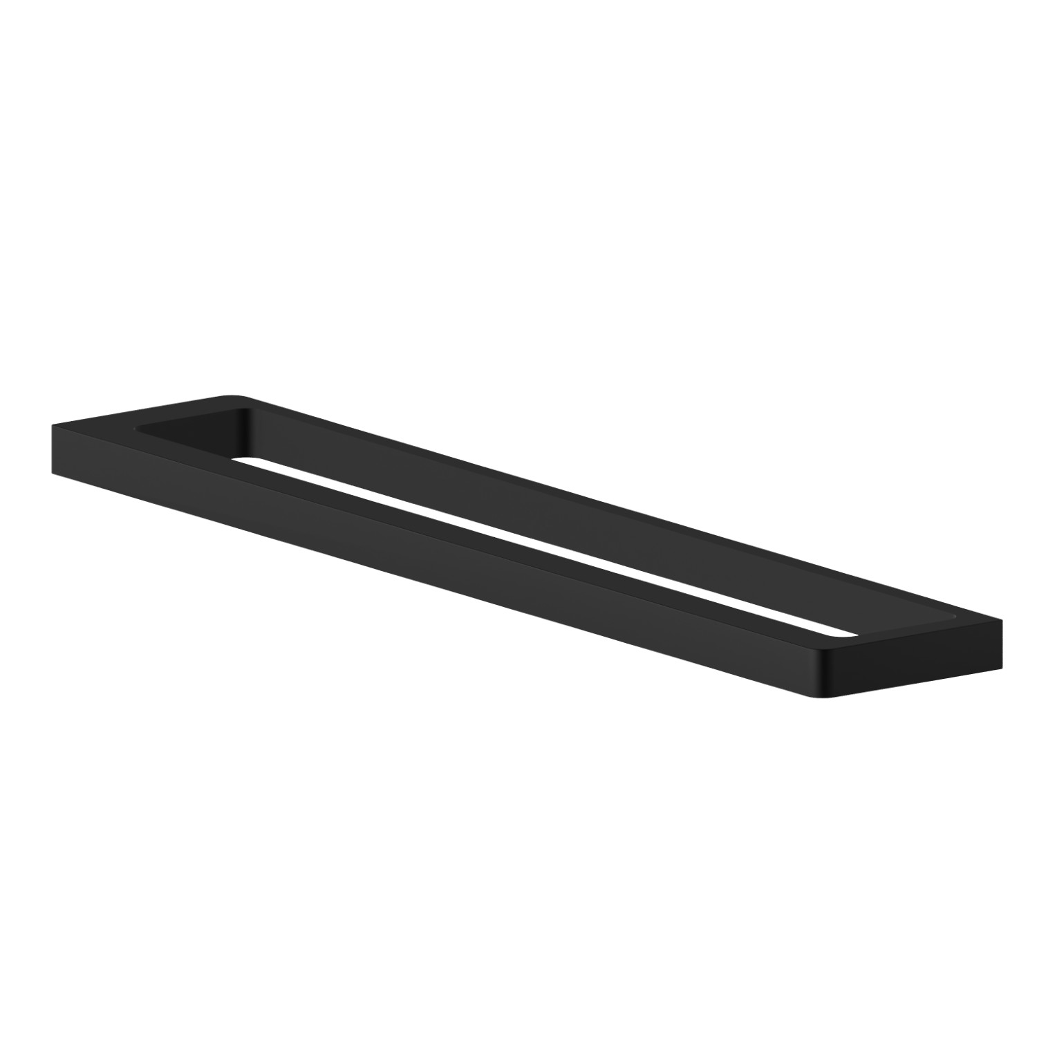 Porta salvietta medio, 45 cm - finitura Nero opaco