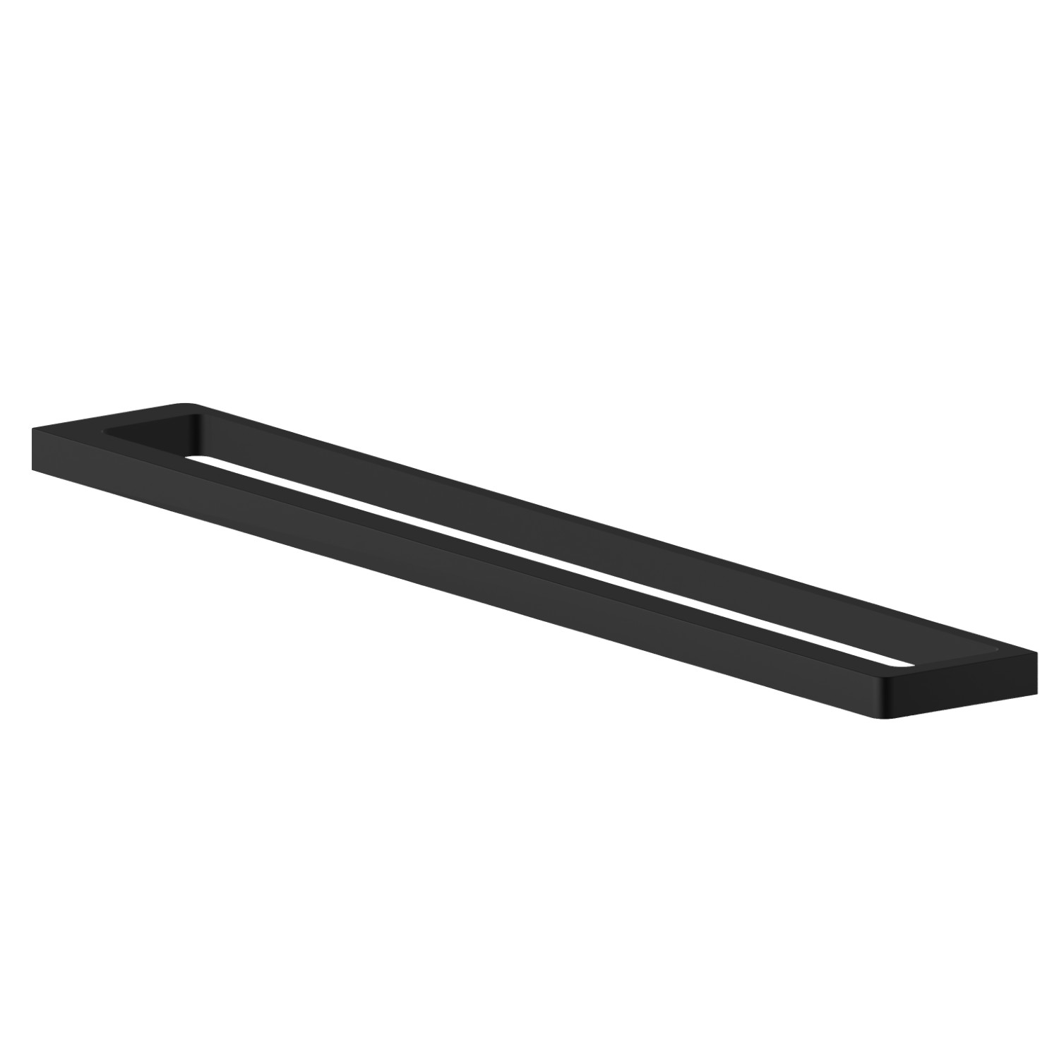 Long towel rail, 60 cm - finish Matt Black