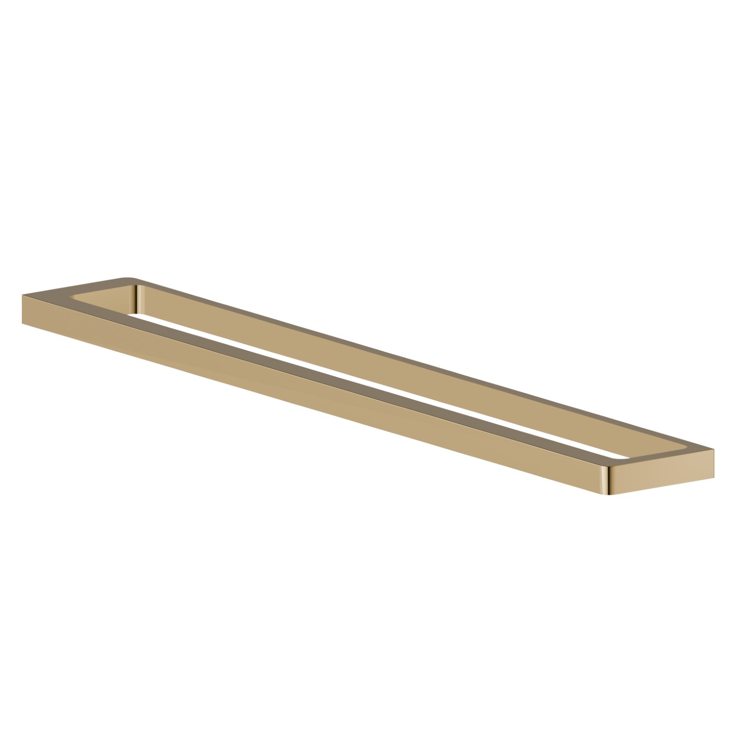 Porta salvietta lungo, 60 cm - finitura PVD Glossy Gold