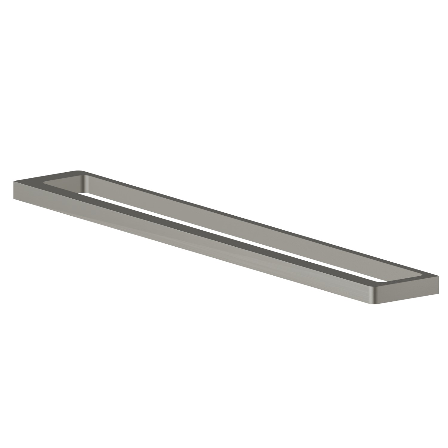 Porte-serviettes long, 60 cm - finition Titanium Satin