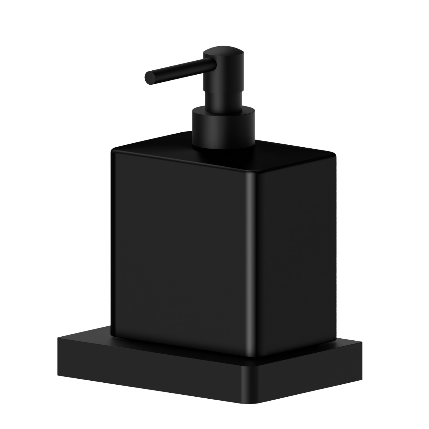 Freestanding soap dispenser. Black ceramic - finish Matt Black