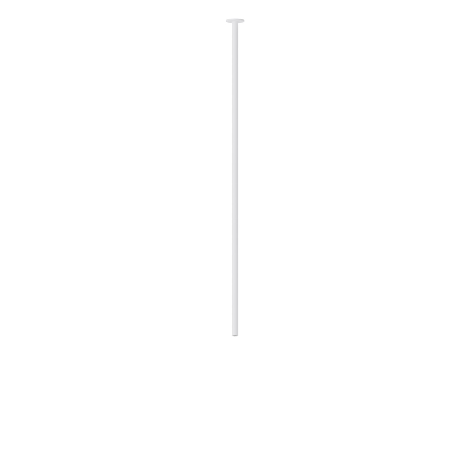 Bocca di erogazione a soffitto per lavabo con attacco da 1/2” - finitura Bianco opaco
