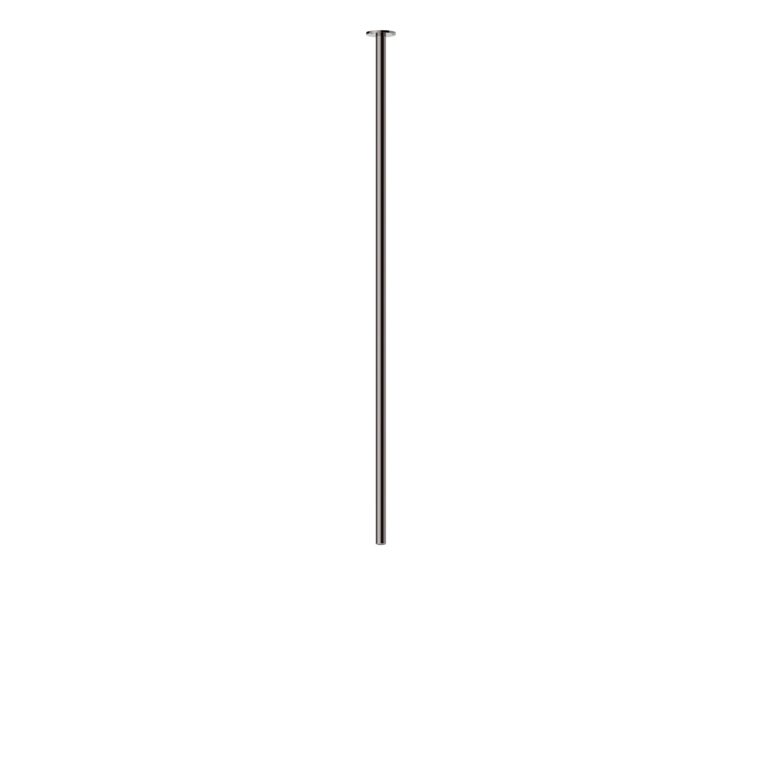 Plafonnier pour alimentation lavabo avec connexion 1/2” - finition PVD Gun Metal