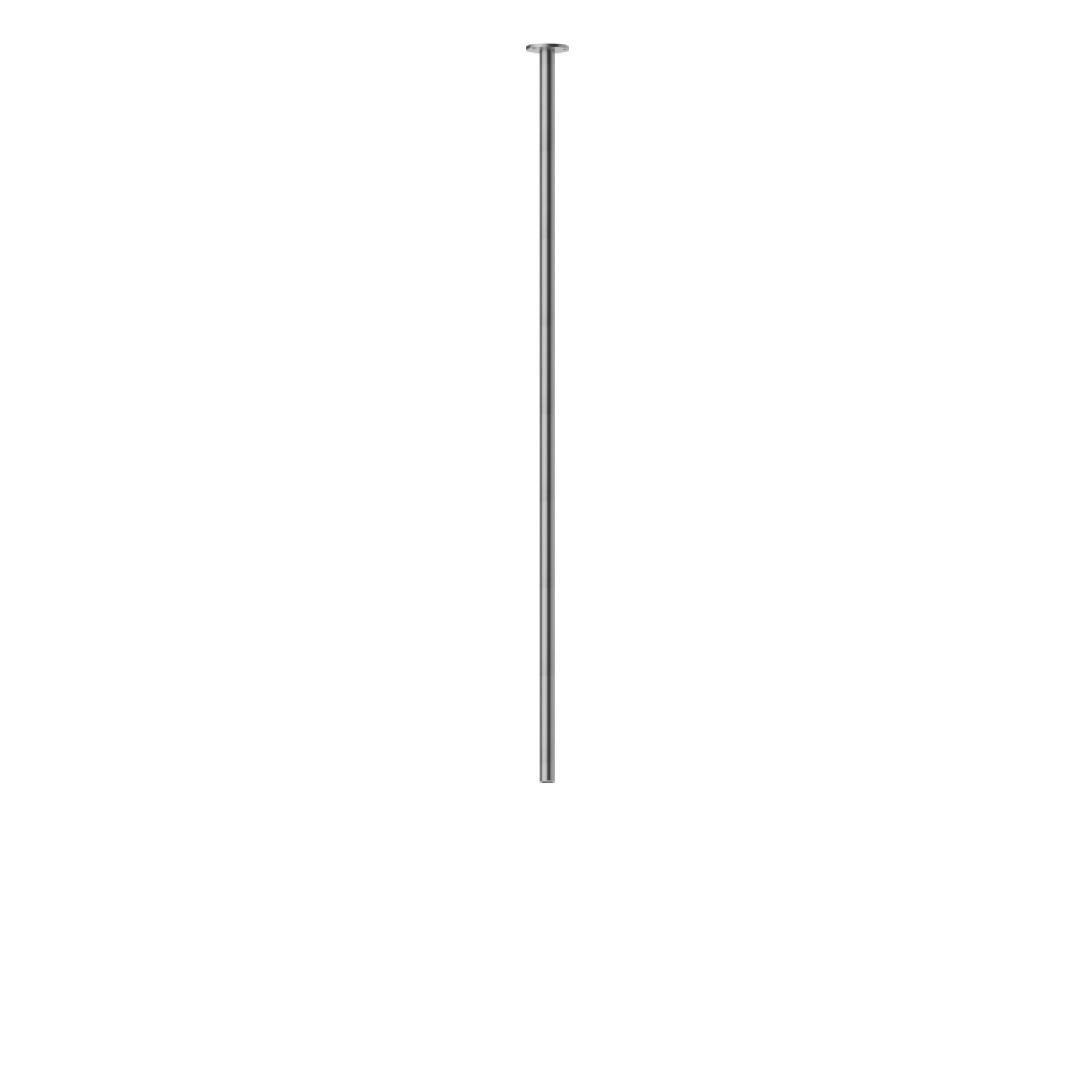 Ceiling spout for basin group with 1/2” connection - finish PVD Brushed Gun Metal