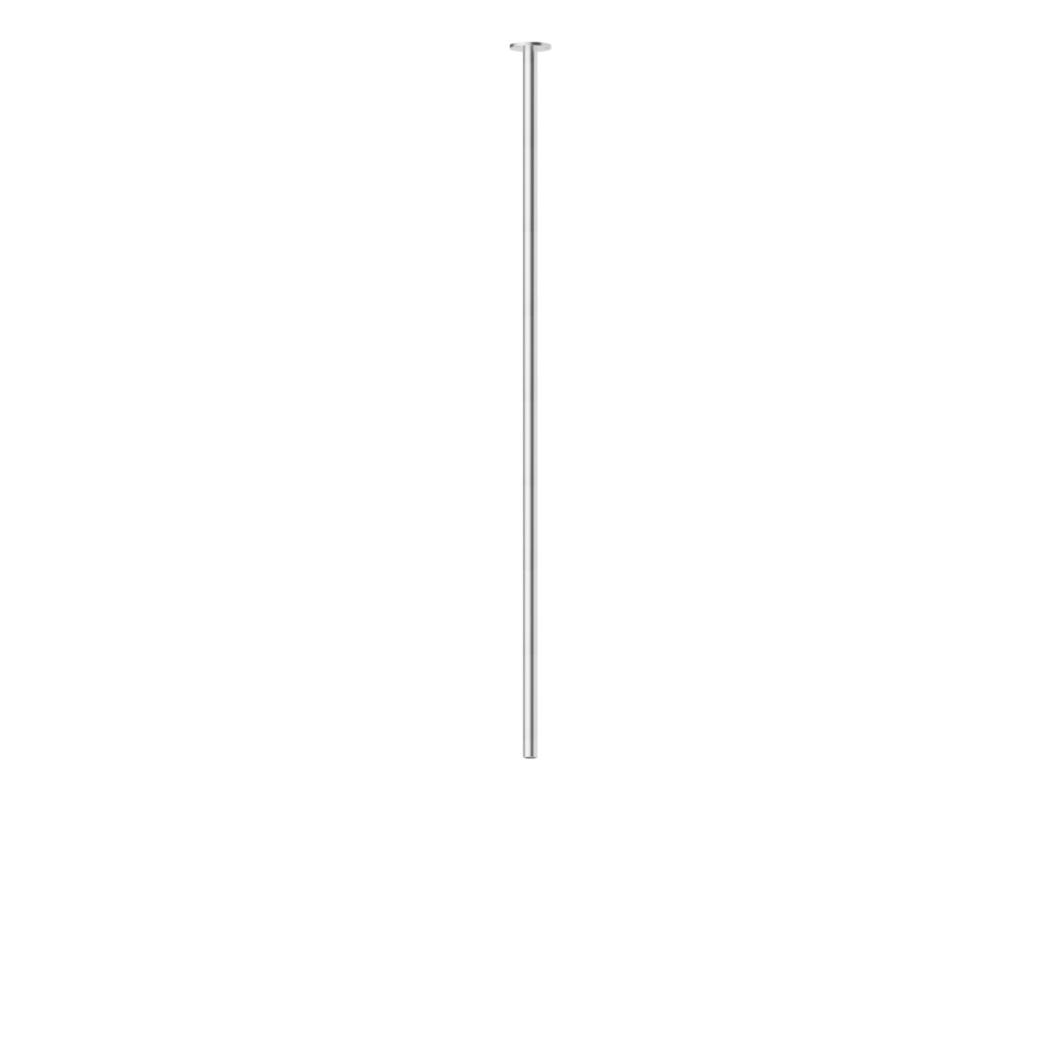 Plafonnier pour alimentation lavabo avec connexion 1/2” - finition PVD Brushed steel