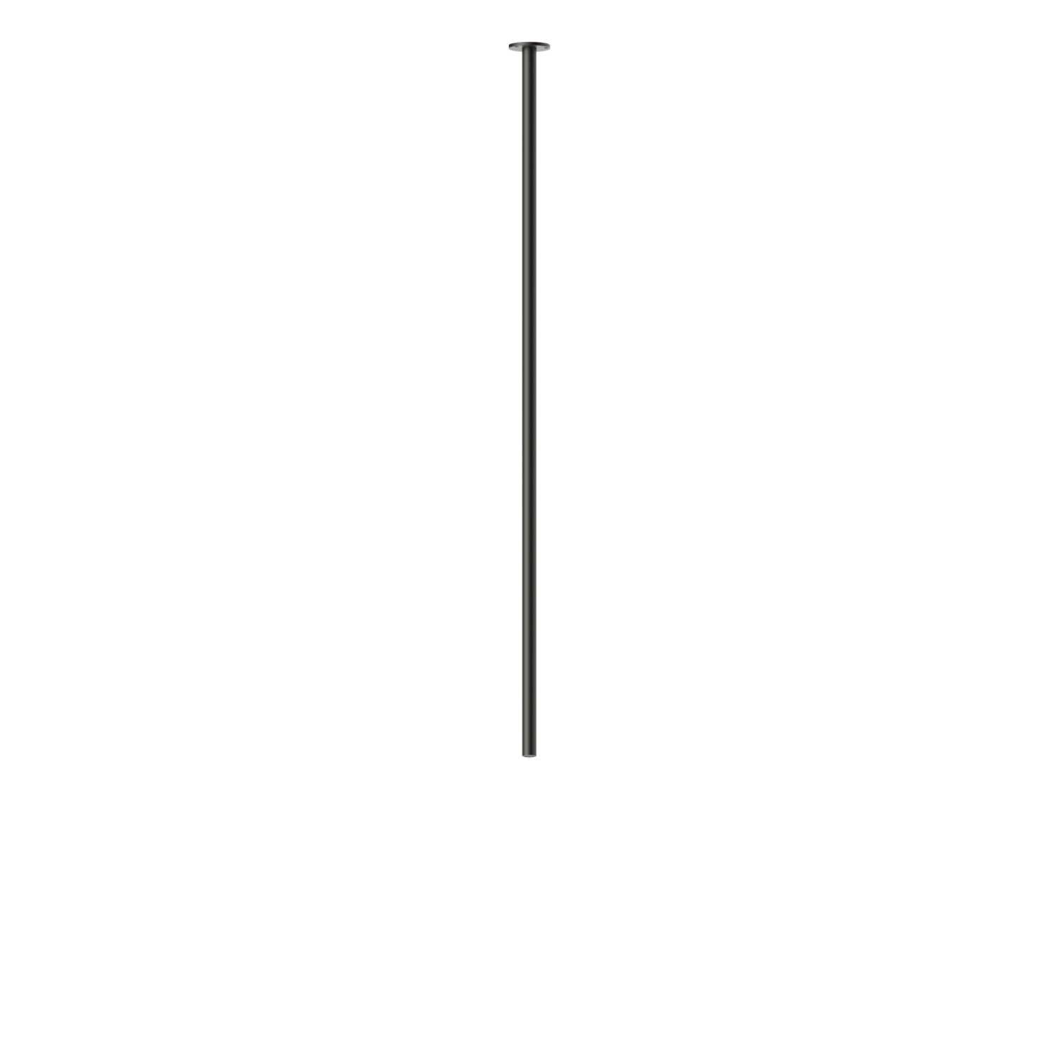 Ceiling spout for basin group with 1/2” connection - finish Carbon Satin